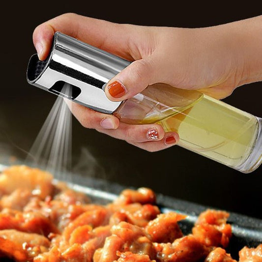 BBQ Healthy Kitchen Cooking Oil Vinegar Spray Bottle Push Type Oil Spray BottlePump Oil Tank Leakproof BBQ Sprayer BBQ Tools Kitchen Gadgets - NOMAN STORE LLC
