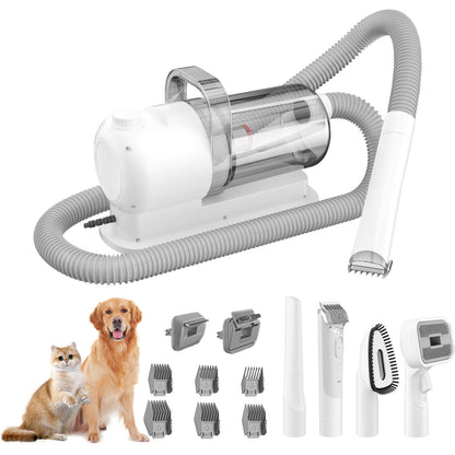 Cross-Border Pet Multifunctional Hair Trimmer, Dog Vacuum Set, All-In-One Machine, Jinmao Cat Vacuum Cleaner, Hair Clipper