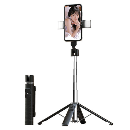 Quadrupod Double Fill Light Mobile Phone Bluetooth-compatible Selfie Stick - NOMAN STORE LLC