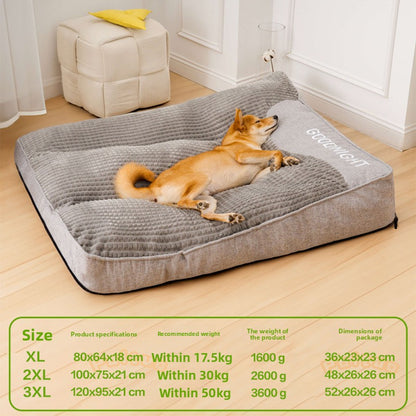 DEEP REST — a washable bed for dogs that get dirty