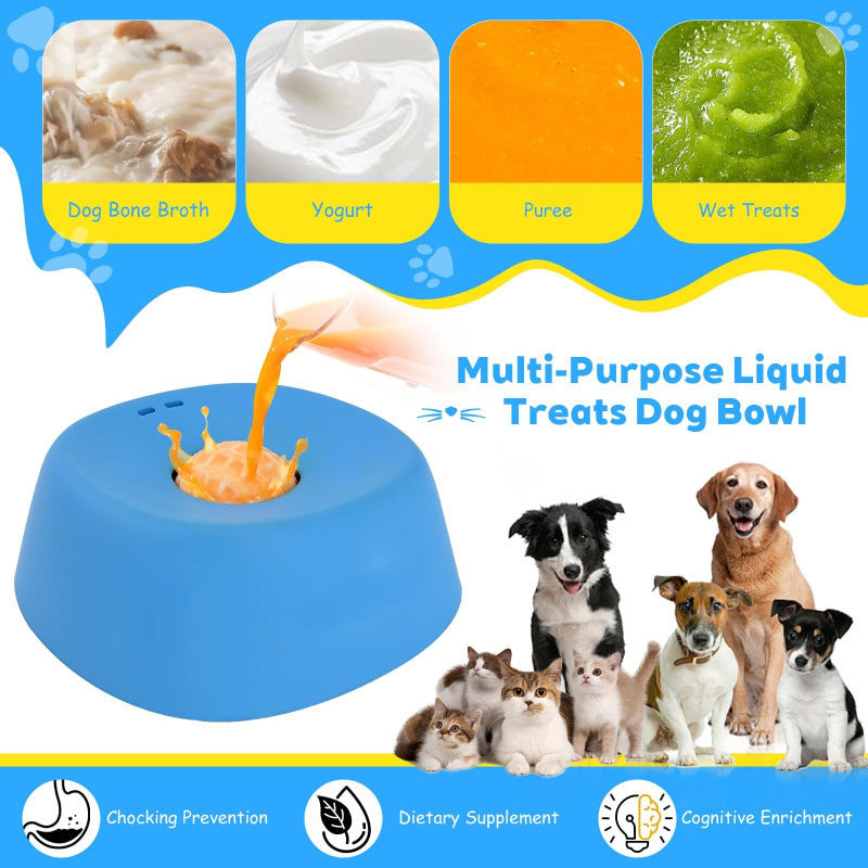 Pet Slow Food Non-Slip Spherical Dog Lick Bowl - Noman Store LLC