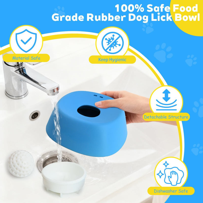 Pet Slow Food Non-Slip Spherical Dog Lick Bowl - Noman Store LLC