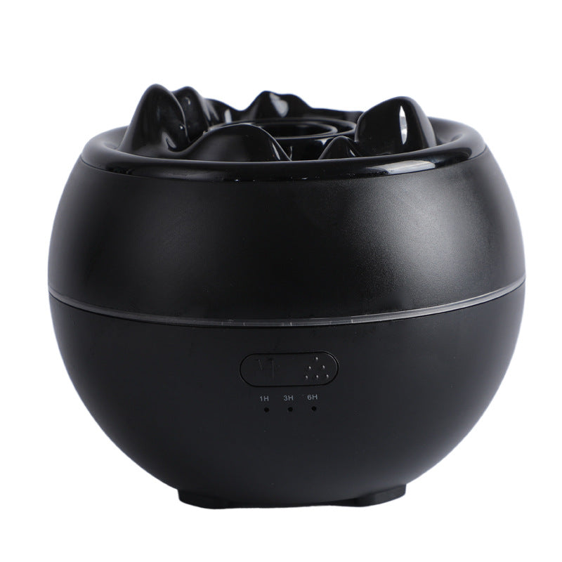 Flame aroma diffuser black ordinary style