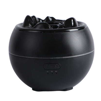 Flame aroma diffuser black ordinary style