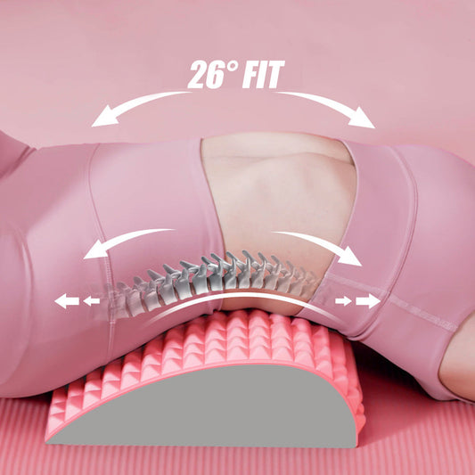 Back Stretcher Pillow Neck Lumbar Support Massager For Neck Waist Back Sciatica Herniated Disc Pain Relief Massage Relaxation - NOMAN STORE LLC