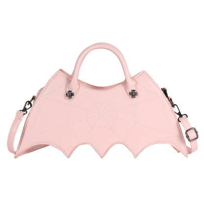 Halloween Spider Web Shape Shoulder Bags Personality Batgirl Tide Pu Handbags Fashoin Messenger Crossbody Bag - NOMAN STORE LLC