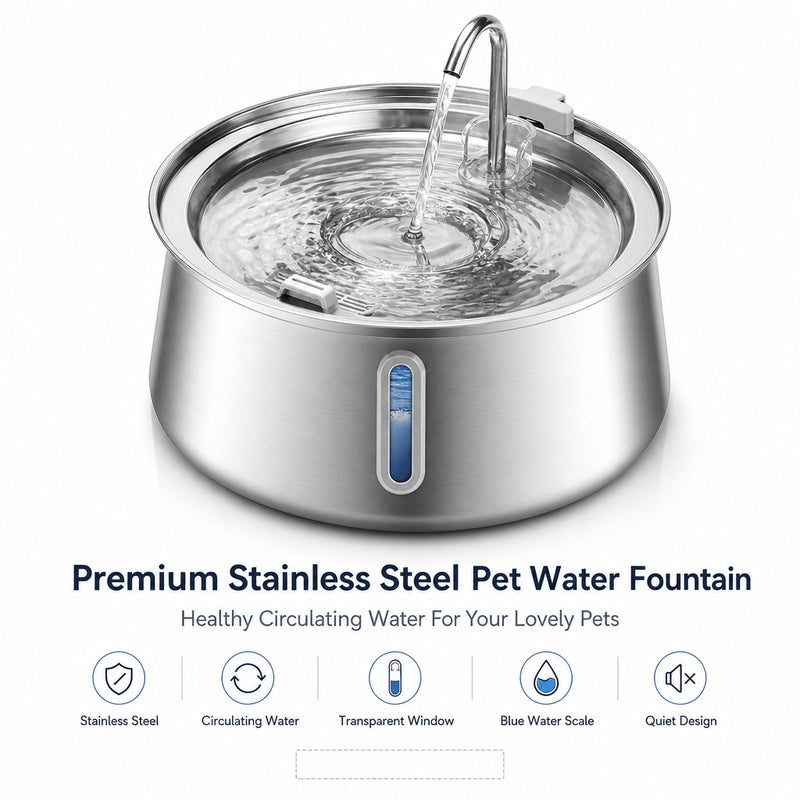 ALWAYS FRESH — for pets left home alone all day