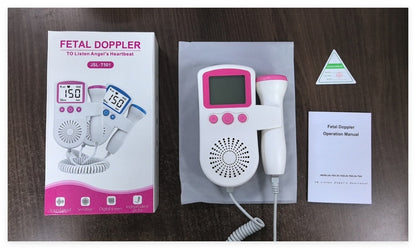 Fetal Heart Rate Monitor Home Pregnancy Baby Fetal Sound Heart Rate Detector - NOMAN STORE LLC