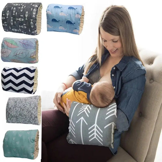 Adjustable Baby Cotton Nursing Arm Pillow Breastfeeding Washable Baby Infant Nursing Breastfeeding Pillow Cushion Arm Pad - NOMAN STORE LLC