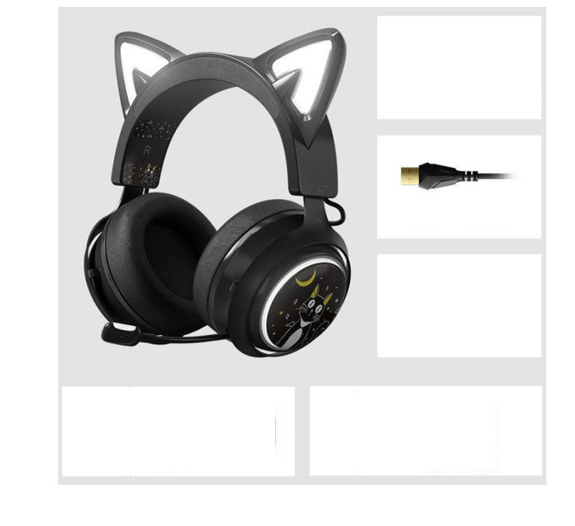 Net Red Same Style Luminous Cat Ear Headphones - NOMAN STORE LLC