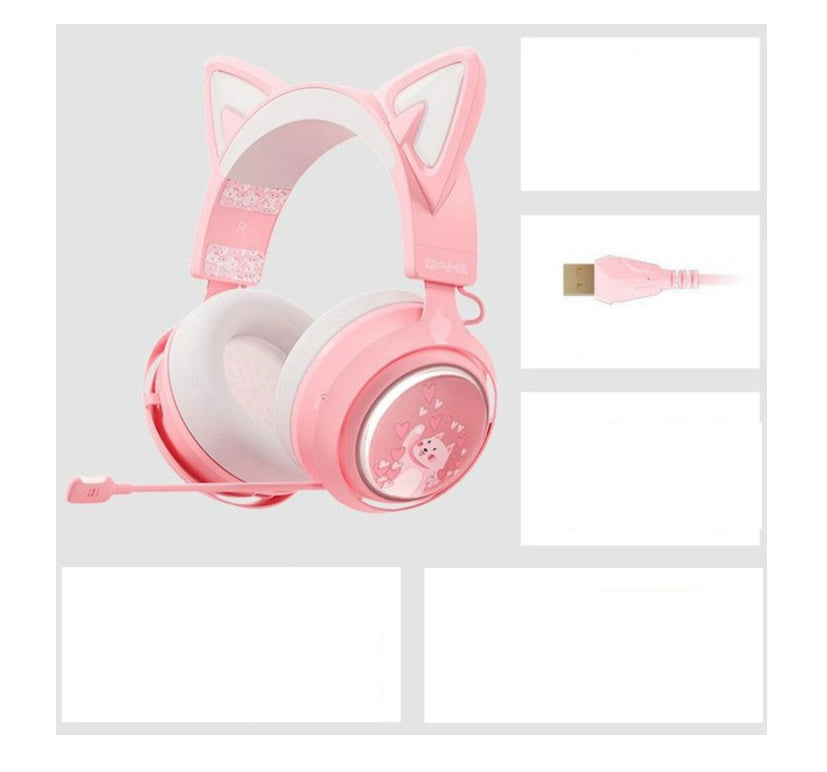 Net Red Same Style Luminous Cat Ear Headphones - NOMAN STORE LLC