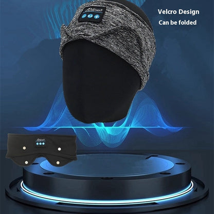 Headscarf Eye Mask Dual-use Music Headset Bluetooth Hair Band Sleeping - NOMAN STORE LLC