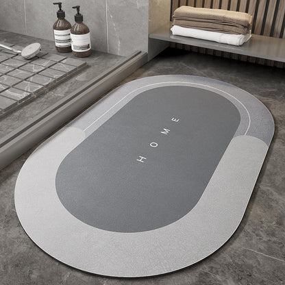 Cushion Cushion Bathroom Sliding  Door  Floor  Bathroom Foot Mat - NOMAN STORE LLC