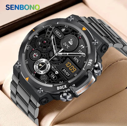 MAX18 Men Smartwatch AMOLED1.43inch Big Screen BT Calls Gesture Control AI Voice Sports Smart Watch Men - NOMAN STORE LLC
