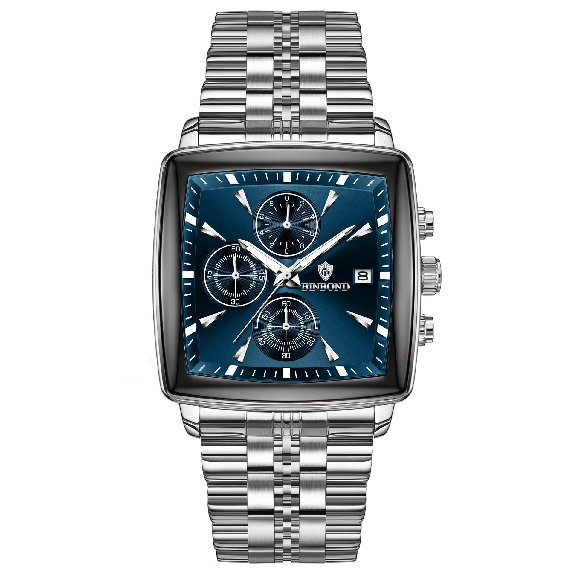 Men's Multi-functional Timing Luminous Waterproof Quartz Watch - NOMAN STORE LLC