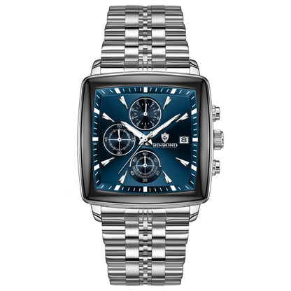 Men's Multi-functional Timing Luminous Waterproof Quartz Watch - NOMAN STORE LLC