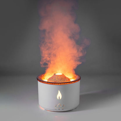 New Creative Ultrasonic Essential Oil Humidifier Volcano Aromatherapy Machine Spray Jellyfish Air Flame Humidifier Diffuser - NOMAN STORE LLC