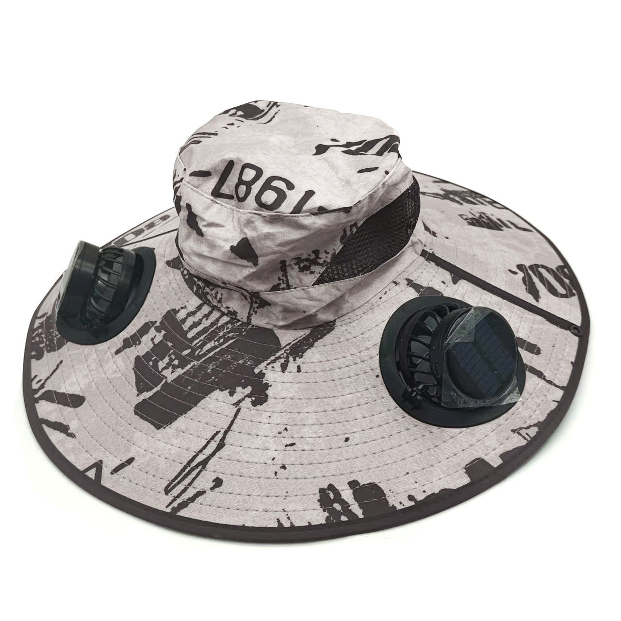 Solar USB Fan Hat with Dual Cooling and Sun Protection - Noman Store LLC