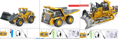 Children's Simple Alloy Charging Excavator Toy Car - NOMAN STORE LLC