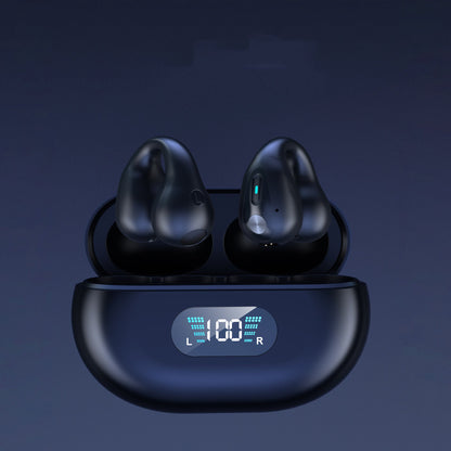 Bone Conduction Headphones TWS Earbuds Ear Clip Bluetooth 5.3 Touch Wireless Earphone In-Ear Bass HIFI Sports Headset - NOMAN STORE LLC