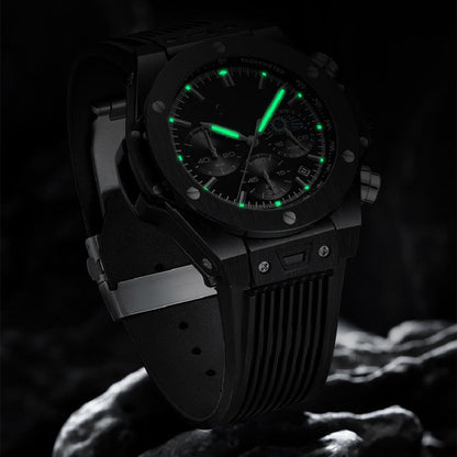 Men's Silicone Strap Quartz Watch - NOMAN STORE LLC