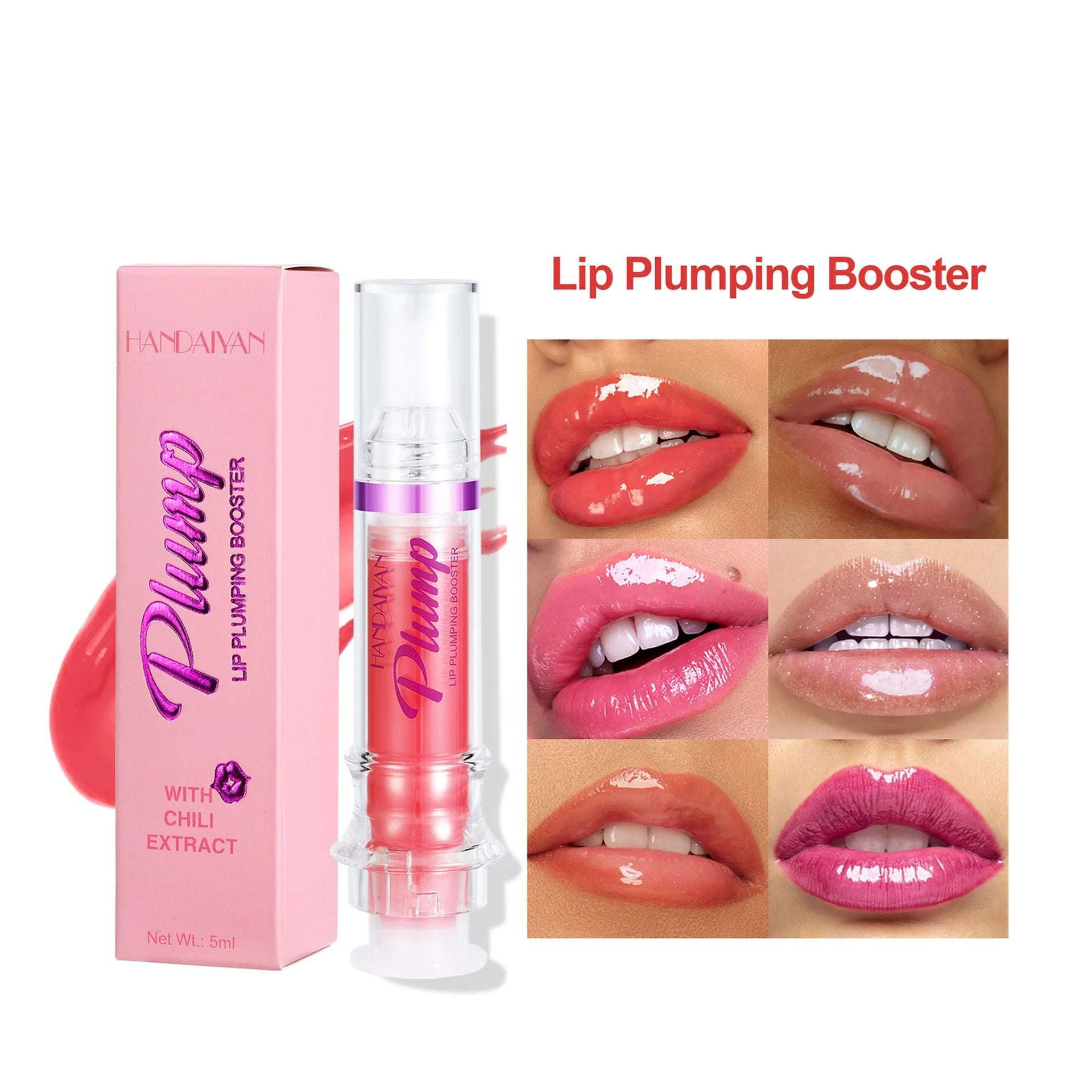 New Tube Lip Rich Lip Color Slightly Spicy Lip Honey Lip Glass Mirror Face Lip Mirror Liquid Lipstick - NOMAN STORE LLC