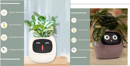 Smart Planter Endless Fun Over 49 Rich Expressions 7 Smart Sensors And AI Chips Make Raising Plants Easy And Fun - NOMAN STORE LLC