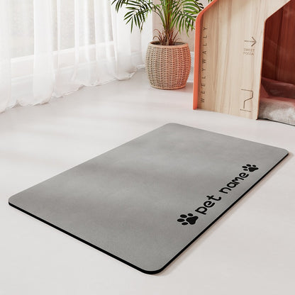 Water-absorbing quick-drying mat