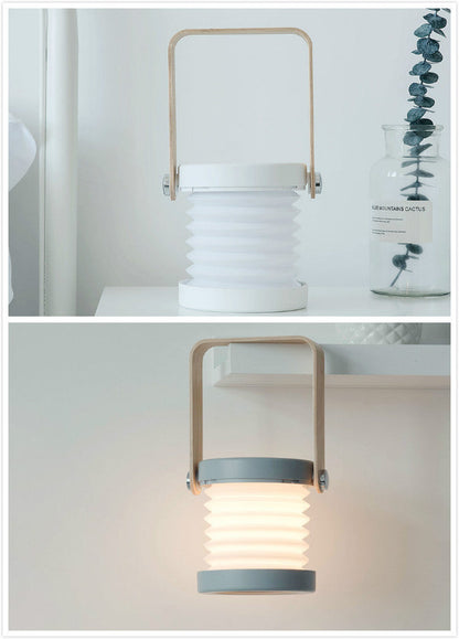 Foldable Touch Dimmable Reading LED Night Light Portable Lantern Lamp USB Rechargeable For Home Decor - NOMAN STORE LLC