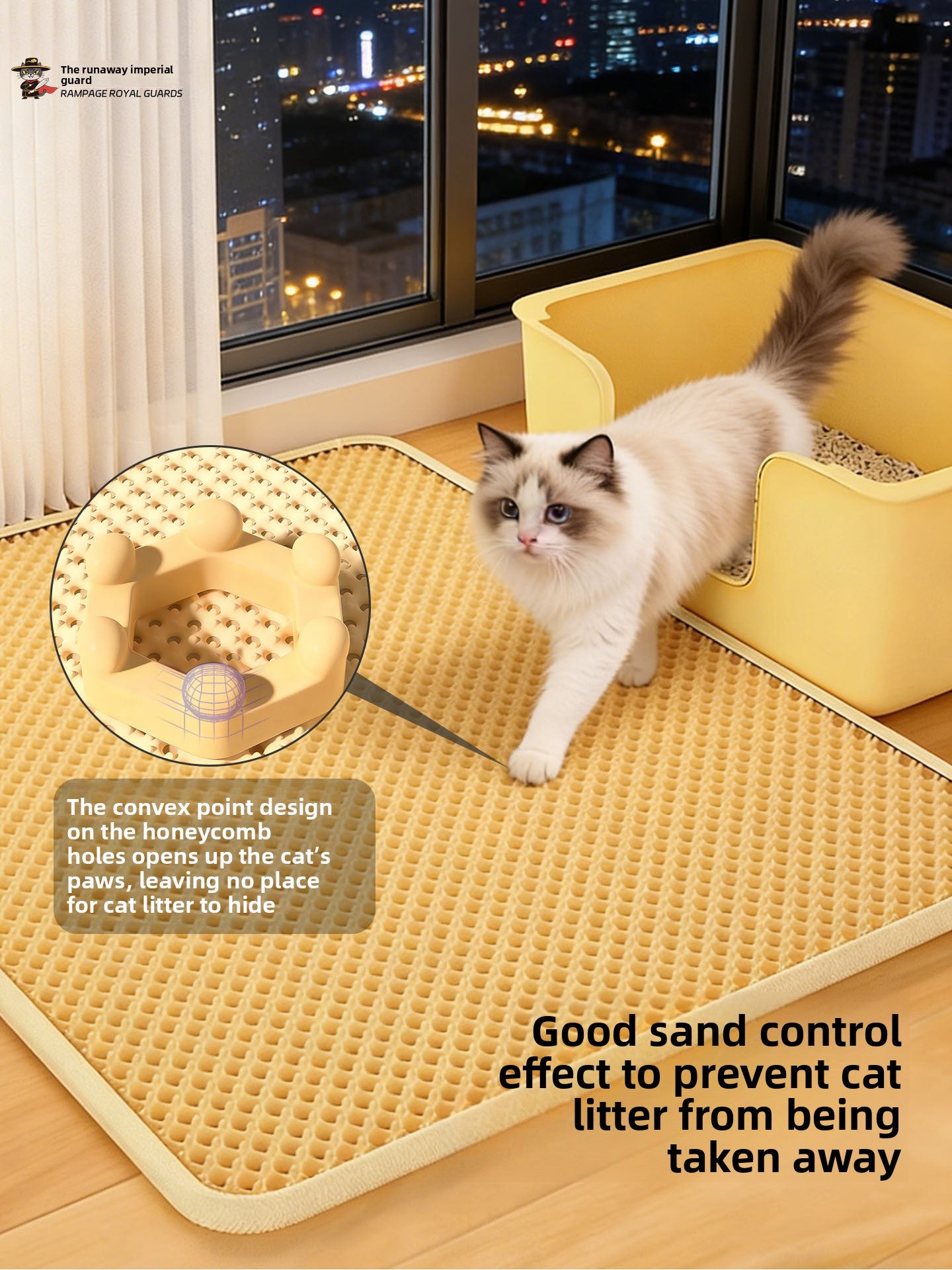 Cat litter mat - Noman Store LLC