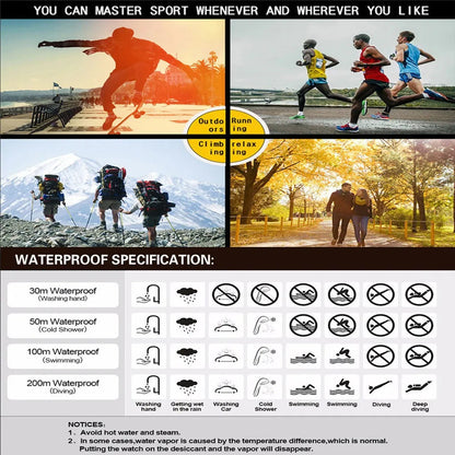 Waterproof Digital Sports Watch Military Tactical LED Backlight Wristwatch Men - NOMAN STORE LLC