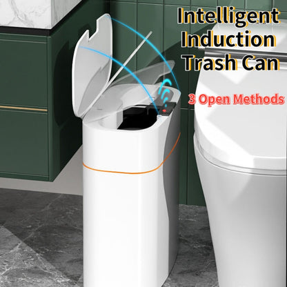 Smart Trash Can With Lid For Bedroom And Living Room Kitchen Storage Box Trash Can Induction Small Car Box Automatic Smart Dustbin Smart Trash Bin - NOMAN STORE LLC