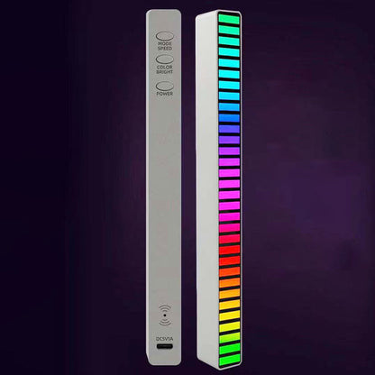 New Car Sound Control Light RGB Voice-Activated Music Rhythm Ambient Light With 32 LED 18 Colors Car Home Decoration Lamp - NOMAN STORE LLC