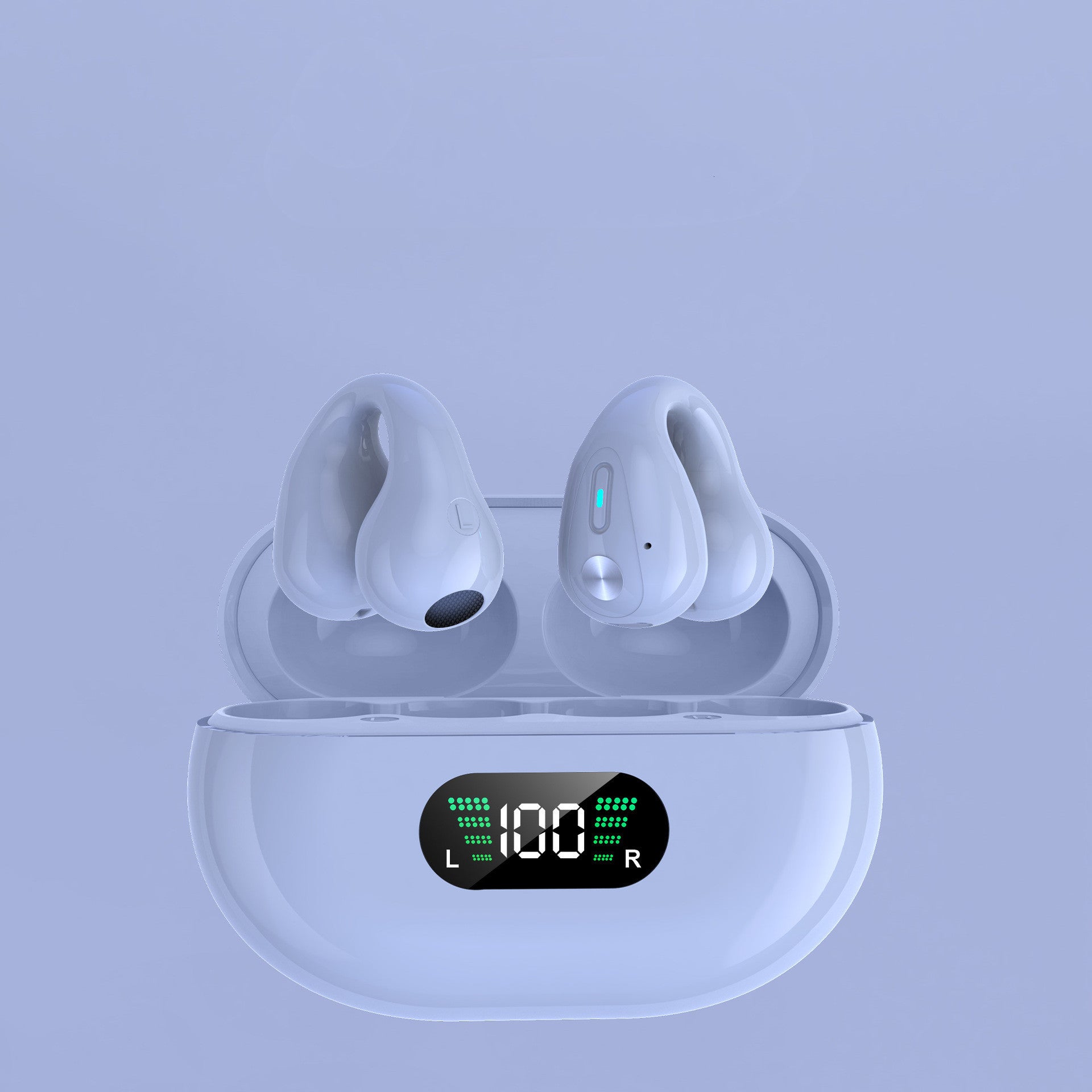 Bone Conduction Headphones TWS Earbuds Ear Clip Bluetooth 5.3 Touch Wireless Earphone In-Ear Bass HIFI Sports Headset - NOMAN STORE LLC