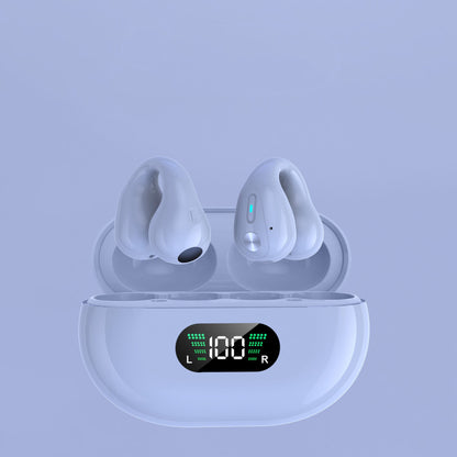 Bone Conduction Headphones TWS Earbuds Ear Clip Bluetooth 5.3 Touch Wireless Earphone In-Ear Bass HIFI Sports Headset - NOMAN STORE LLC