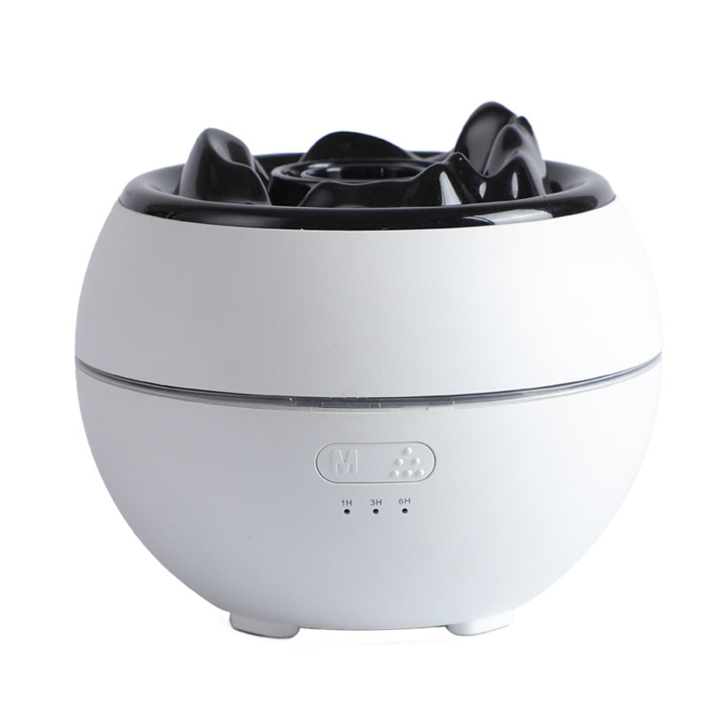Flame aroma diffuser white ordinary style