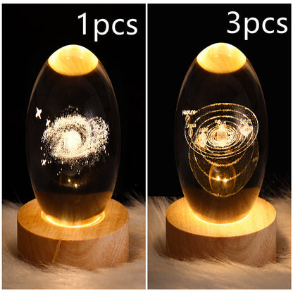 LED Night Light Galaxy Crystal Ball Table Lamp 3D Planet Moon Lamp Bedroom Home Decor For Kids Party Children Birthday Gifts a225a13c-487c-4438-ab83-8f13c7cb1f2c