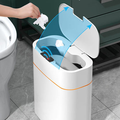 Smart Trash Can With Lid For Bedroom And Living Room Kitchen Storage Box Trash Can Induction Small Car Box Automatic Smart Dustbin Smart Trash Bin - NOMAN STORE LLC