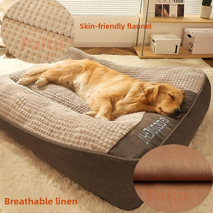 DEEP REST — a washable bed for dogs that get dirty