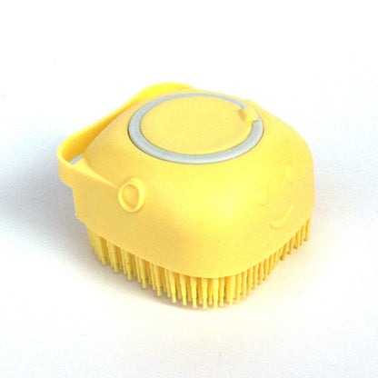Silicone Dog Bath Massage Gloves Brush Pet Cat Bathroom Cleaning Tool Comb Brush For Dog Can Pour Shampoo Dog Grooming Supplies - NOMAN STORE LLC