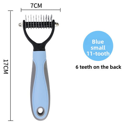 Double-Sided Pet Detangling and Thinning Comb