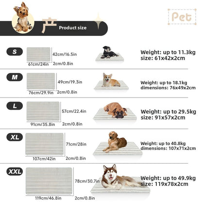 Pet products dog factory direct Amazon new pet mat dog cage mat washable waterproof non-slip pet - Noman Store LLC