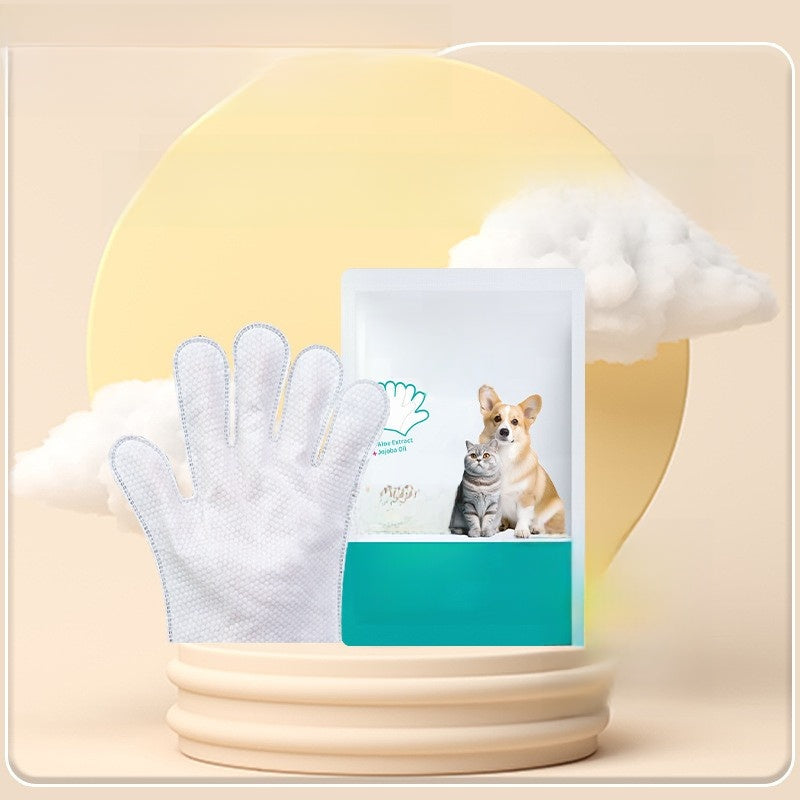 Pet cleaning gloves - Noman Store LLC