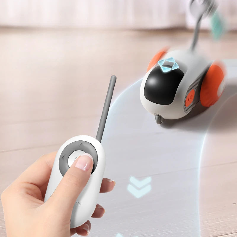 Remote Control Interactive Cat Car Toy USB Charging Chasing Automatic Self-moving Remote Smart Control Car Interactive Cat Toy Pet Products - NOMAN STORE LLC