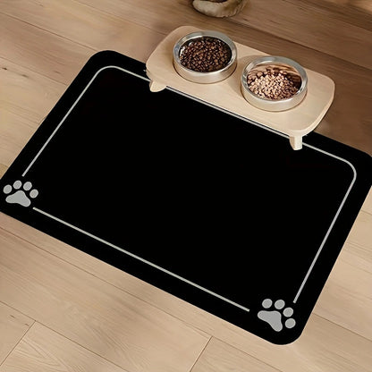 Water-absorbing quick-drying mat