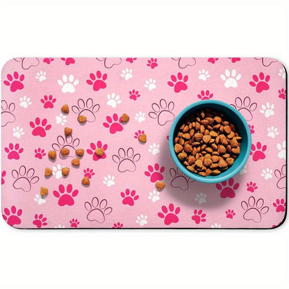 Water-absorbing quick-drying mat