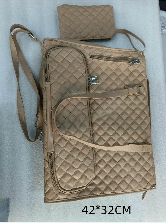 Fashionable Lunch Tote Bag Women's Thermal Insulation Lunch Box Leak-proof Crossbody Computer Storage Bag Quilted Large Capacity Handbag With Purse - Noman Store LLC