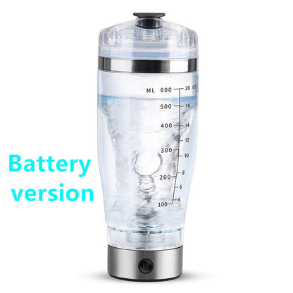 Electric Protein Shake Stirrer USB Shake Bottle Milk Coffee Blender Kettle Sports And Fitness Charging Electric Shaker Cup - NOMAN STORE LLC