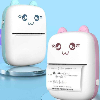 Mini Printer Portable Mini Bluetooth WiFi New Wrong Printer Mobile Phone Photo Title Note Hot Print Pocket Student Error Label Printer - NOMAN STORE LLC