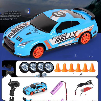 Car 4WD RC Drift Car Toy Remote Control GTR Model AE86 Vehicle Car RC Racing Car Toy For Children Christmas Gifts - NOMAN STORE LLC